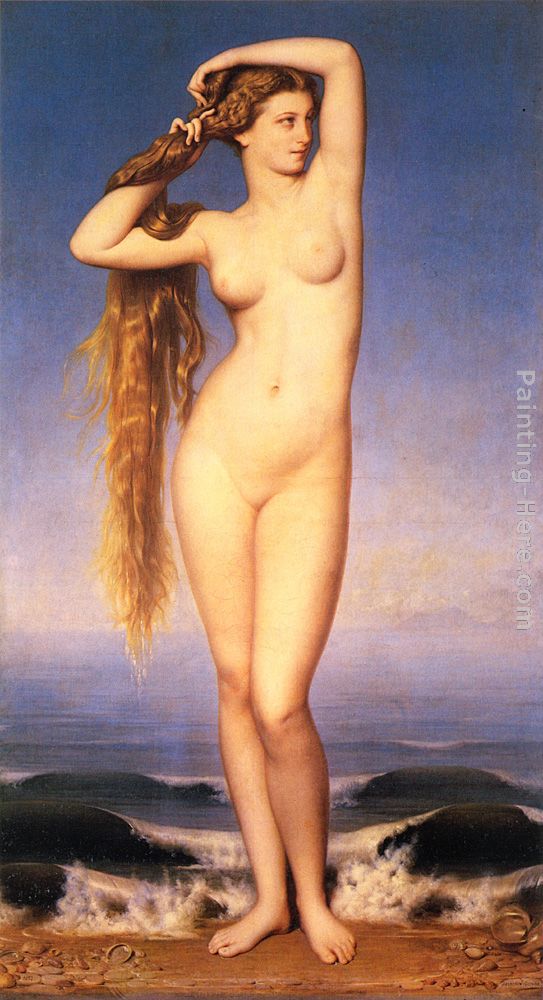 La Naissance de Venus painting - Eugene-Emmanuel Amaury-Duval La Naissance de Venus art painting